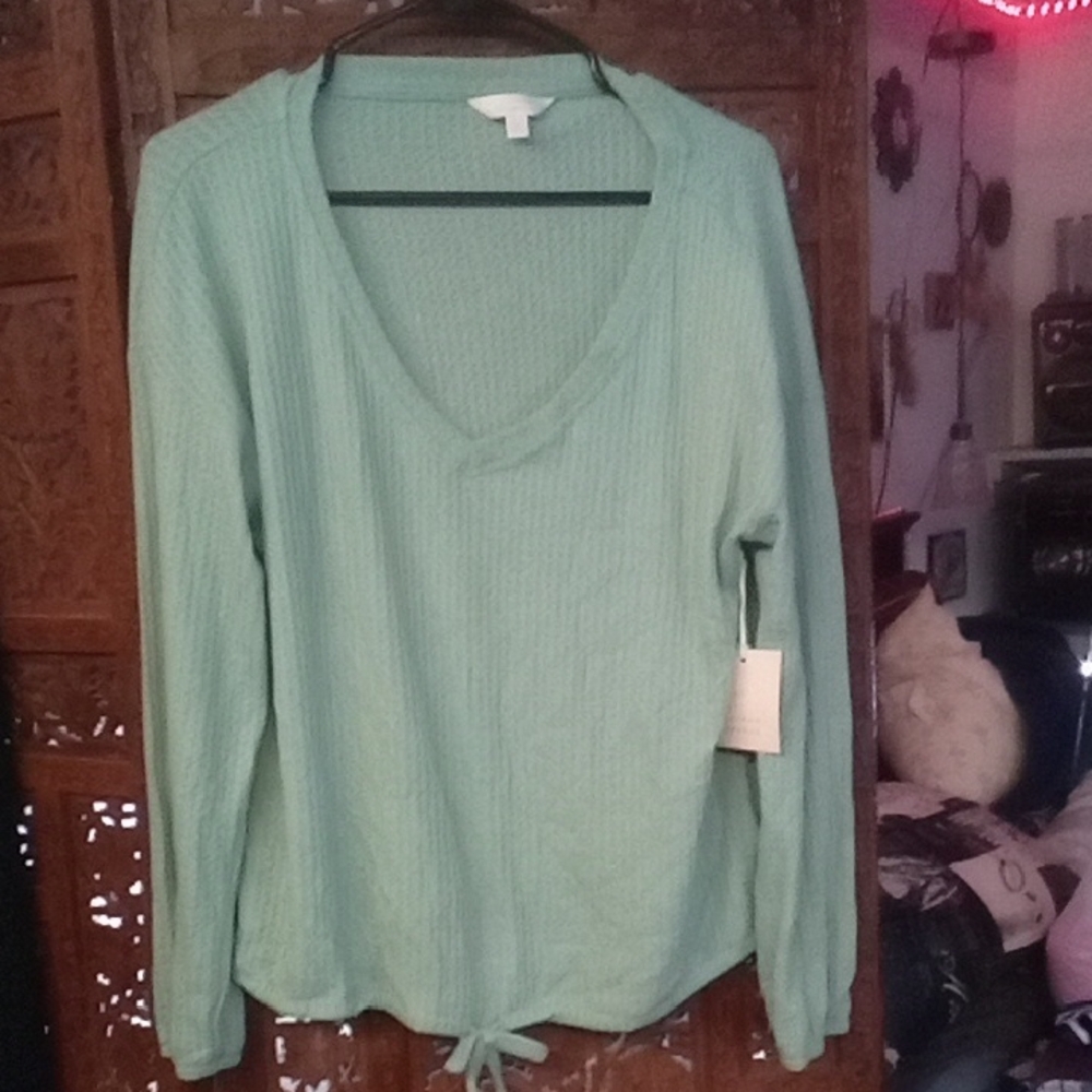 LC Lauren Conrad Sparkling Teal Knit